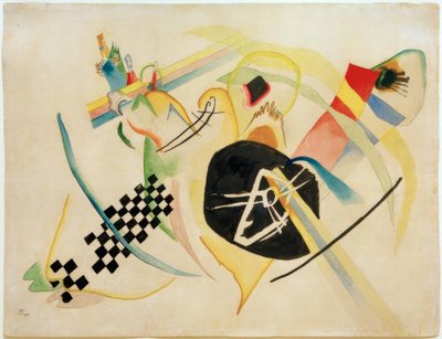 Ontwerp voor Op Wit I door Wassily Kandinsky